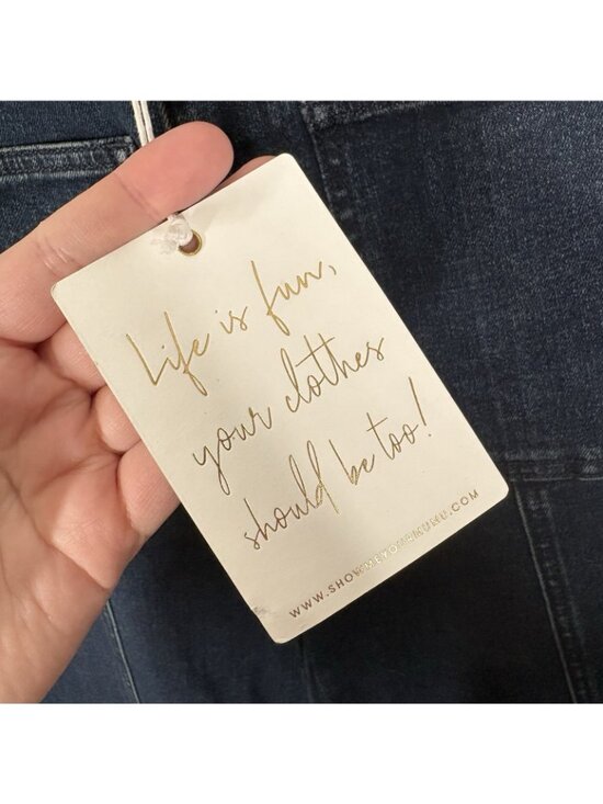 Show Me Your Mumu Women 26 Thunder Wash High Rise Ashbury Wide Leg Jeans NWT - Picture 8 of 9